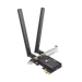 Adaptador PCIe inalámbrico doble banda AX3000 Mbps / Seguridad Inalámbrica WPA3 /Antena de alta ganancia / Tecnología MU-MUMO 2X2 / Soporte de perfil bajo y Altura completa / Bluetooth 5.2 - Toer