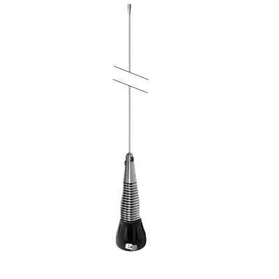 Antena Móvil VHF / UHF, Ajustable en Campo, Rango de Frecuencia 150 - 512 MHz. - Toer