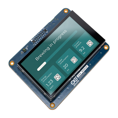 Shield Display Táctil Arduino GIGA / Pantalla TFT 3.97" 480x800 / Touch Capacitivo 5 Puntos / IMU 6 Ejes BMI270 / Micrófono Digital MEMS / LED RGB / Compatible GIGA R1 WiFi