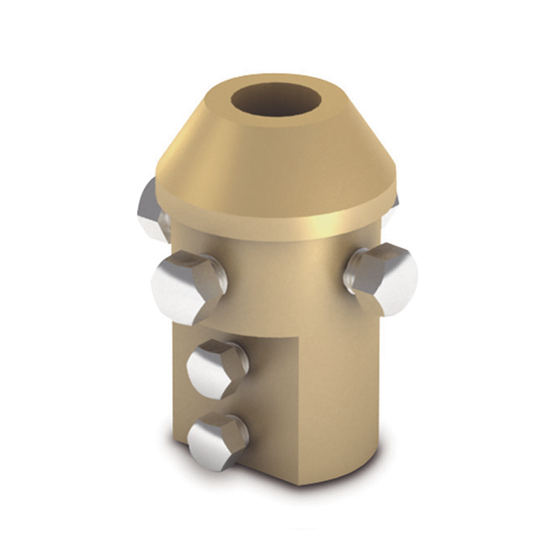 AT-011-A Adaptador de Punta Pararrayo PDC en Mástil 1 1/2.