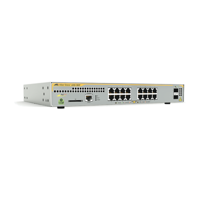 Switch PoE+ Administrable Capa 3, 16 Puertos 10/100/1000 Mbps + 2 SFP Gigabit, 247 W