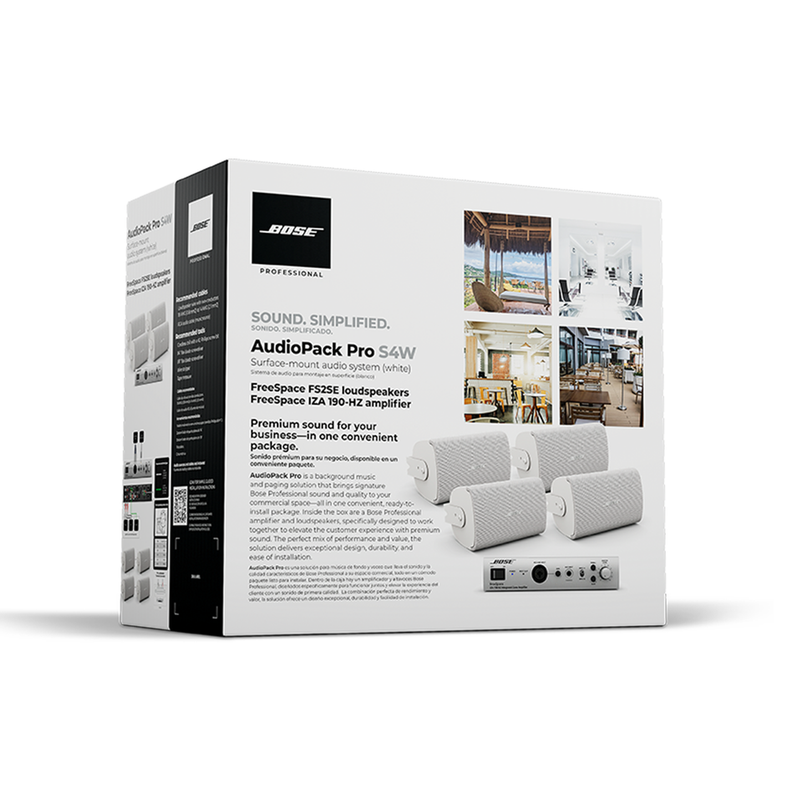 AUDIO-PACK-PRO-S4W AudioPack Pro S4 Blanco | 1 IZA190HZ  | 4 FS2SEW