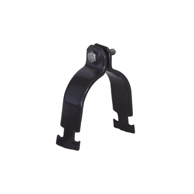 Abrazadera Unicanal con Recubrimiento de PVC de 4" (101 mm).