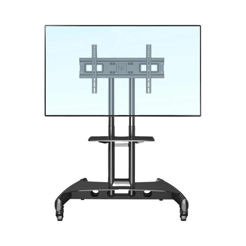 AVA1500601PNB Soporte de Pantalla con Ruedas / Compatible con Monitores de32 a 75 / Base para Colocar Accesorios Adicionales / Vesa 200*200 -600*400