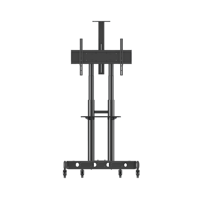 AVA1800-70-1PNB Soporte de Pantalla con Ruedas / Compatible con Monitores de 43a 90 / Base para Colocar Accesorios Adicionales / Vesa 200*200 - 800*500/ Carga máxima: 90.9Kg (200Lbs)