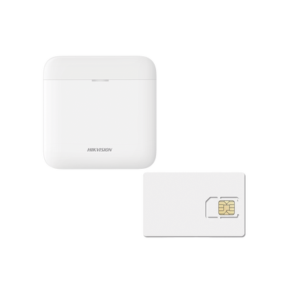 (AX PRO) KIT de Alarma AX PRO / Incluye: 1 Hub con batería de respaldo / 1 año de Servicio de Datos 600MB / Wi-Fi / 3G/4G / Compatible con Hik-Connect P2P - Toer