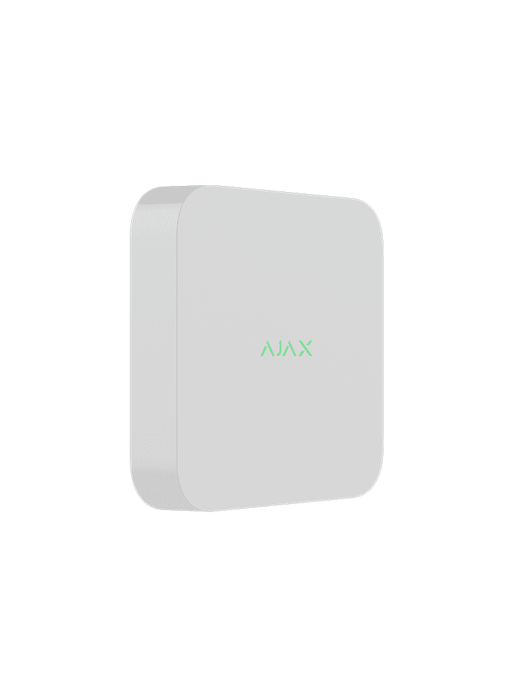 Ajax NVR (8ch) - Grabador de video en red de 8 canales para cámaras IP resolución 4K cámaras ONVIF/RTSP. Acepta cámaras AJAX y de otros fabricantes
