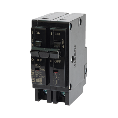 Interruptor Termomagnético Enchufable, Serie: B2Q, 2P, 15A, 240V  (SKU:1002278) - Toer