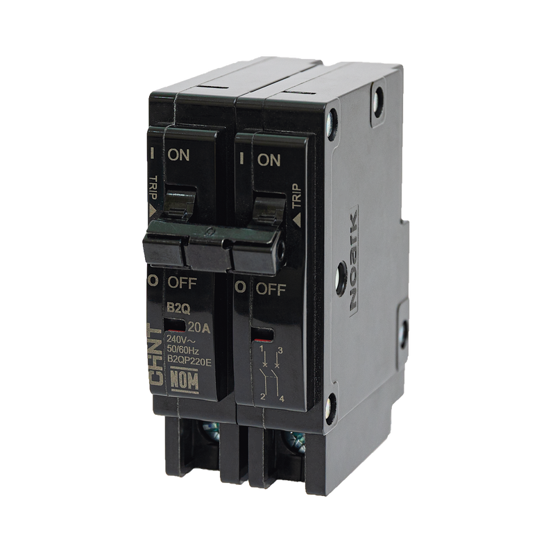 B2QP230E Interruptor Termomagnético Enchufable, Serie: B2Q, 2P, 30A, 240V (SKU:1002281)