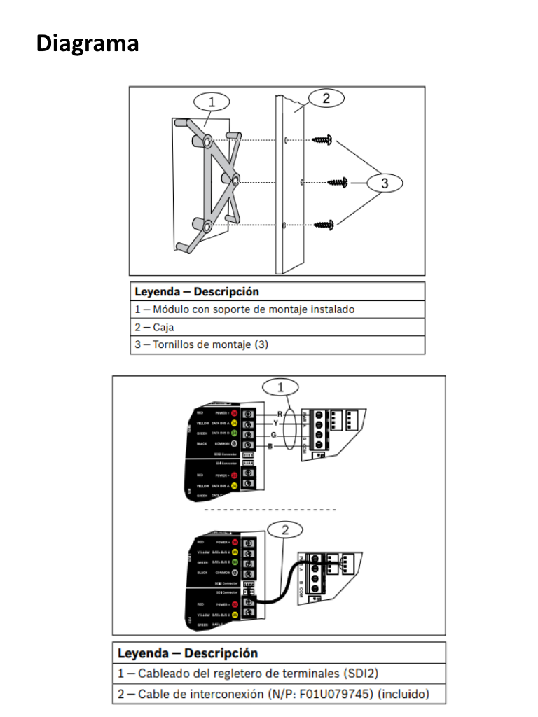BOSCH I_B308 - Modulo de expansion 8 salidas / Conexion modular SDI2