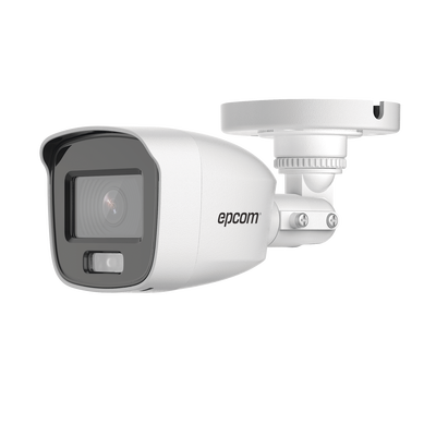 [ColorVu] Bala TURBOHD 2 Megapíxel (1080p) / Microfono Integrado / Imagen a color 24/7 / Lente 2.8 mm / METAL / Luz Blanca 20 mts / Exterior IP66 / TVI-AHD-CVI-CVBS / dWDR - Toer