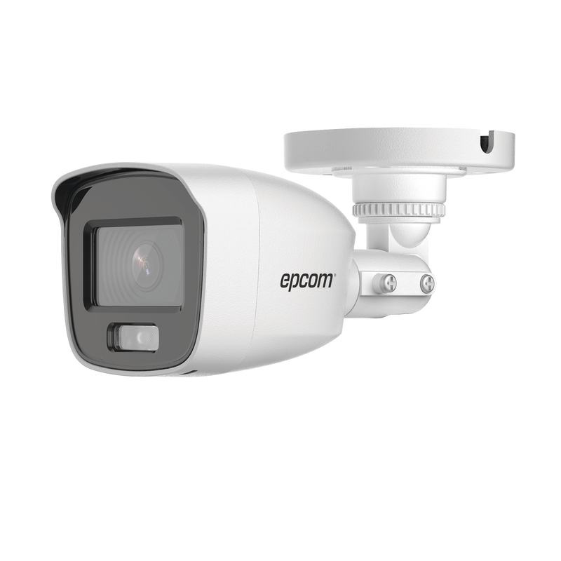 B8-TURBO-PC/A Bala TURBOHD 2 Megapíxel (1080p) / Lente 2.8 mm / ColorVu / Microfono Integrado / Imagen a Color 24/7 / Policarbonato / Luz Blanca 20 mts / Exterior IP66 / TVI-AHD-CVI-CVBS / dWDR