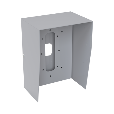 Cubierta Industrial para montaje de Porteros IP Fanvil y Grandstream, pintura electrostática color gris. - Toer