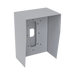 Cubierta Industrial para montaje de Porteros IP Fanvil y Grandstream, pintura electrostática color gris. - Toer
