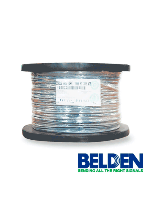 BELDEN 5502UE0081000- Cable de alarma/ 4 Conductores/ Cobre/ Calibre 22 AWG/ 305 Metros/ Recomendable para control de acceso/ Videoportero/ Audio/