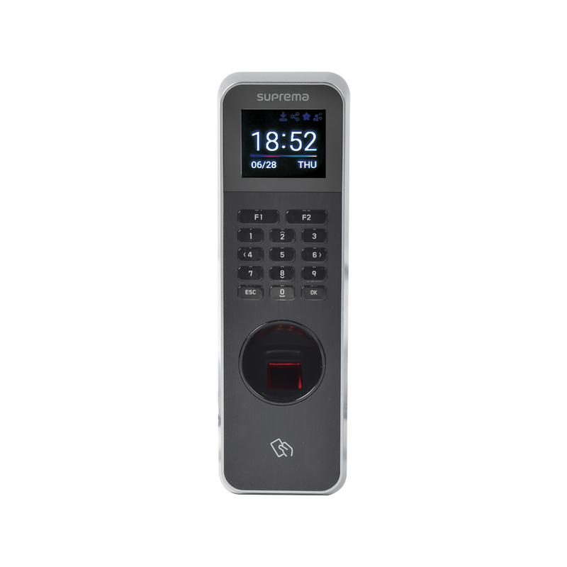 Lector de Huella IP67 Con Teclado y Lector de Tarjetas RFIDNFC y  (125kHz EM, HID Prox &13.56Mhz MIFARE, MIFARE Plus, DESFire/EV1, FeliCa, iCLASS SE/SR),NFC y BLUETOOTH, Uso para Control de Acceso y Asistencia