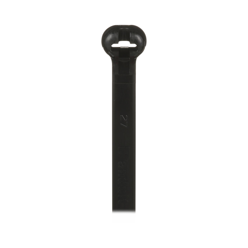 BT4LH-TL0 Cincho Dome-Top Nylon 6.6, 378mm largo x 7mm ancho, Color Negro. Paquete de 250 piezas