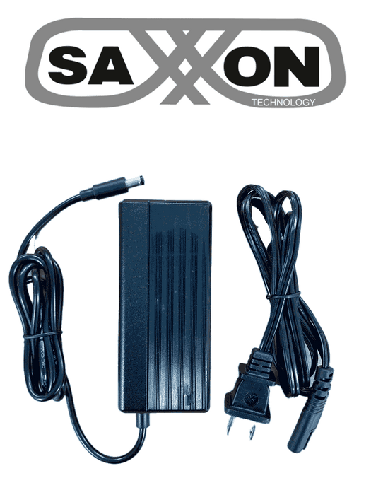 SAXXON KA3602A1203000P - Fuente de Poder Regulada / Alimentación 12 Vcc 3 Amper / Conector Macho / Voltaje de Entrada: 100-240V / Ideal para Cámaras de CCTV, Controles de Acceso y Asistencia /