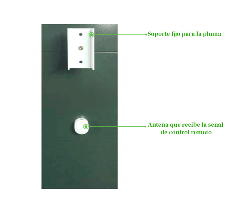 ZKTECO CMP200 - Barrera Vehicular Izquierda / Brazo Telescópico de 2.6 hasta 4.5 metros / 3 Seg. / Dirección Ajustable (a Derecha) / Gabinete con Luz Led Indicador de estado / Sistema Inteligente anti-impacto/ Incluye 2 controles remotos