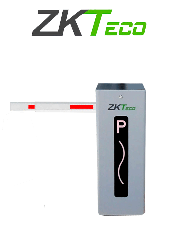 ZKTECO CMP200R - Barrera Vehicular Derecha / Brazo Telescópico de 2.6 hasta 4.5 metros / 3 Seg. / Dirección Ajustable (a Izquierda) / Gabinete con Luz Led Indicador de estado / Sistema Inteligente anti-impacto/ Incluye 2 controles remotos