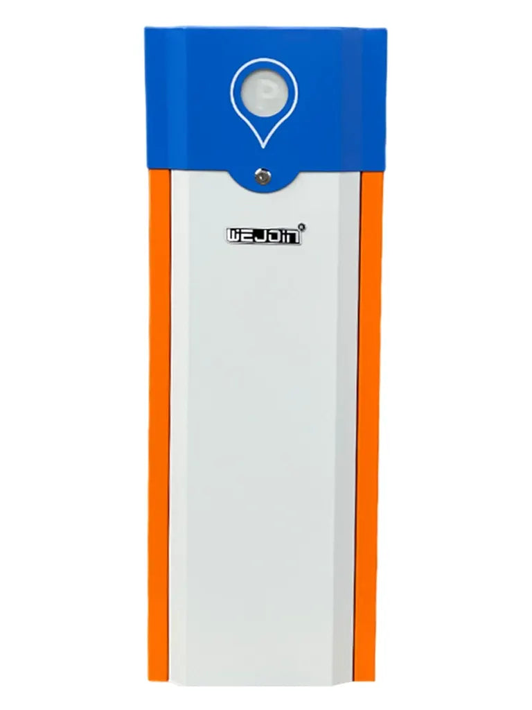 WEJOIN WJCB101VFIR56TC - Barrera Vehicular Derecha con Brazo Telescópico de 4m - 6m, Motor de 24VCC, Velocidad 5 Segundos, Dirección Ajustable, 6,000,000 Ciclos Uso Continuo