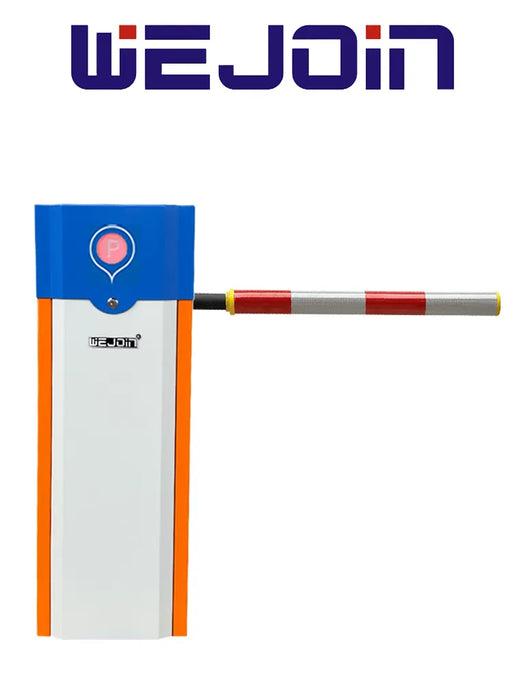 WEJOIN WJCB101VFHL14RCF - Barrera Vehicular Alto Flujo Izquierda 24VDC | Apertura 1s | Brazo 4m Fibra de Carbono | Sistema Abatible | Control de Acceso | Ideal Para Sistemas de Estacionamiento