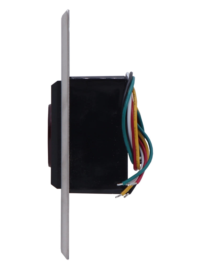 ZKTECO TLEB102 - Botón de Salida sin Contacto, Serie K11, Indicador LED, Acero Inoxidable, 12 VCC, Función NC/NO, Distancia de Detección hasta 10 cm - Toer