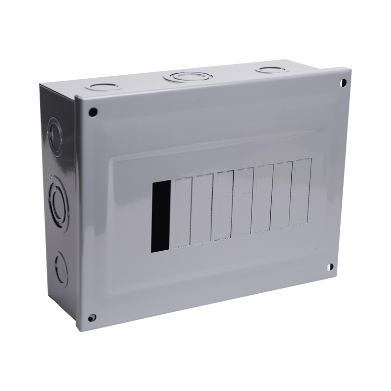 Centro de Carga para Sobreponer, 08 Polos, 100 A, 1 Fase 3 Hilos, 120/240 V AC, 60Hz