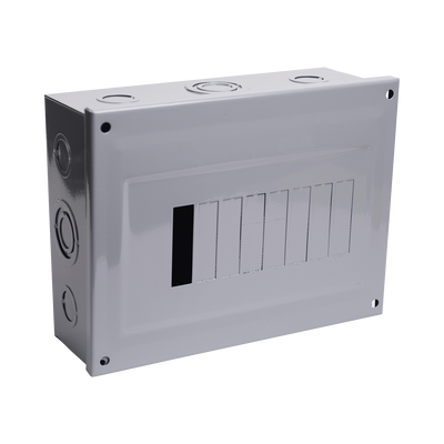 Centro de Carga para Sobreponer, 08 Polos, 100 A, 1 Fase 3 Hilos, 120/240 V AC, 60Hz - Toer