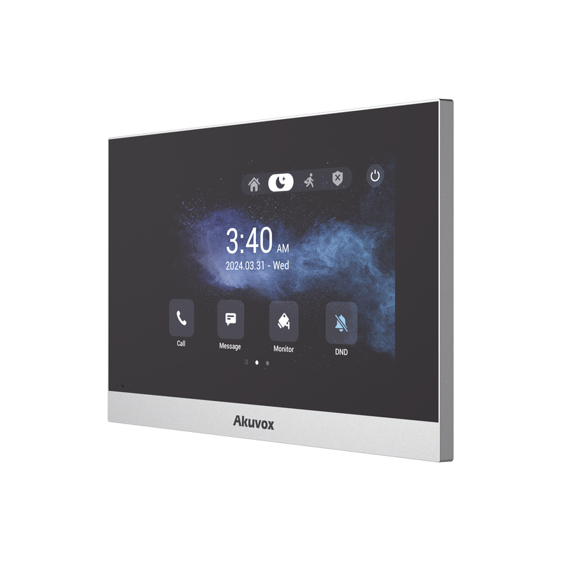 C316W Monitor ANDROID / Soporta APP Android / Pantalla Touch Screen LCD 7 / WiFi / Punto WIFI / Bluetooth / PoE / SIP / 8 Entradas de Alarma / 1 Salida de Relé / Comunicación con App de Familiares / Administración 100 % en la Nube