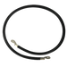 Cable para Baterías, 1 m, Negro, Calibre 2 AWG con Terminales de Ojo en Ambos Extremos - Toer
