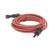 Cable Fotovoltaico, 2.5 m, Rojo, Calibre 10 AWG con Terminal MC4-M en Ambos Extremos - Toer