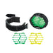 Herramienta Para Peinado y Organización de Cables, Incluye Organizador Verde para Diámetros de Cables de 4.6 a 6.3 mm y Amarillo Para 5.9 a 7.9 mm - Toer