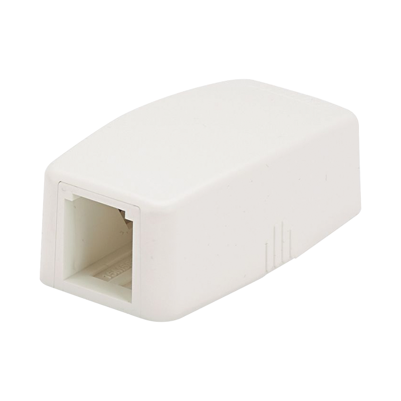 CBXQ1IW-A Caja de Montaje en Superficie, Para 1 Módulo Mini-Com, Color Blanco Mate