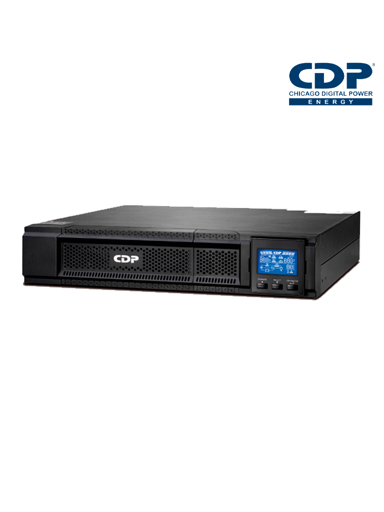 CDP  UPO11-3RT  UPS online / 3000VA / 2700W / Onda senoidal pura /  Rackeable / Pantalla LCD / 8 Terminales de salida NEMA 5-15R / Requiere clavija o adaptador NEMA 5-30R