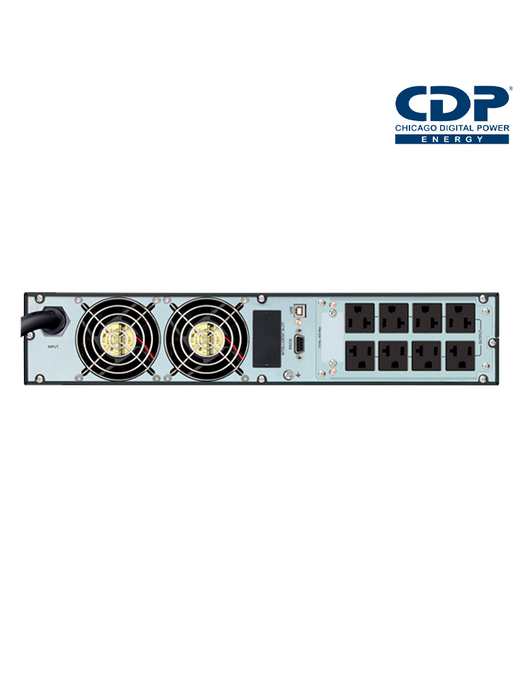 CDP  UPO11-3RT  UPS online / 3000VA / 2700W / Onda senoidal pura /  Rackeable / Pantalla LCD / 8 Terminales de salida NEMA 5-15R / Requiere clavija o adaptador NEMA 5-30R