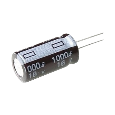 Capacitor Electrolítico de Aluminio, Radial de 1000 µFd, 16 Vcc, 105 °C, 10 x 15 mm. - Toer