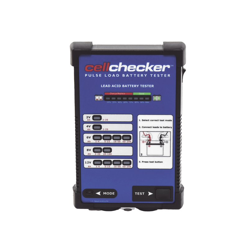 Probador De Baterías De Plomo-Acido Para Identificar Baterías Débiles o En Falla, Incluye Funda, Es Ideal Para Sus Mantenimientos De Sistemas De Seguridad