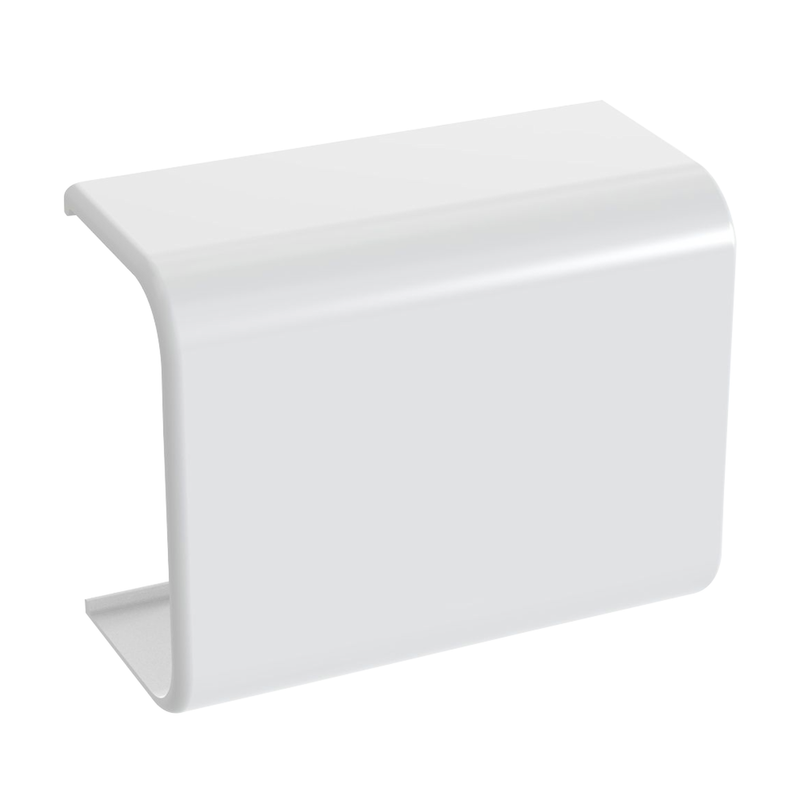 CF10WH-X Unión recta, para uso con canaleta LD10, material ABS, Color Blanco