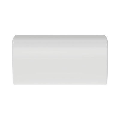 Unión recta, para uso con canaleta LD5, material ABS, Color Blanco - Toer