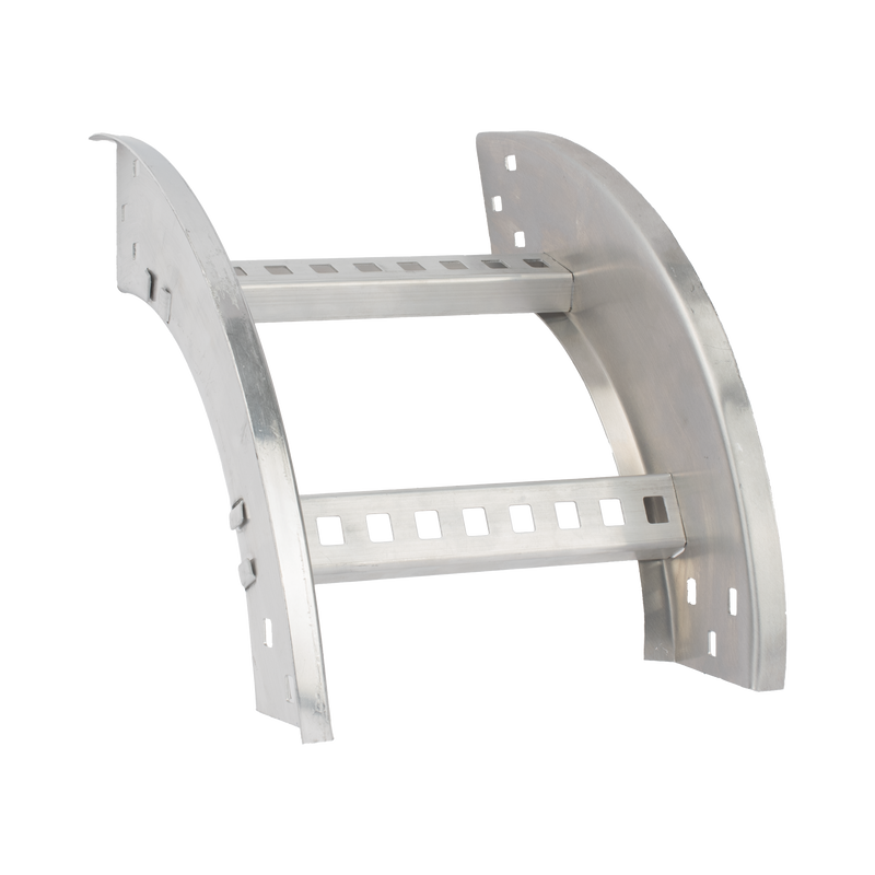 Curva Vertical Exterior de Aluminio de 90° Perfil Z / Peralte 3 1/4 / Ancho 12 / Radio 8 / Incluye Tornillería (CHVE90EZ314R8X12AK)