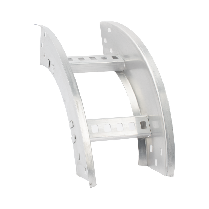 Curva Vertical Exterior de Aluminio de 90° Perfil Z / Peralte 3 1/4 / Ancho 6 / Radio 8 / Incluye Tornillería