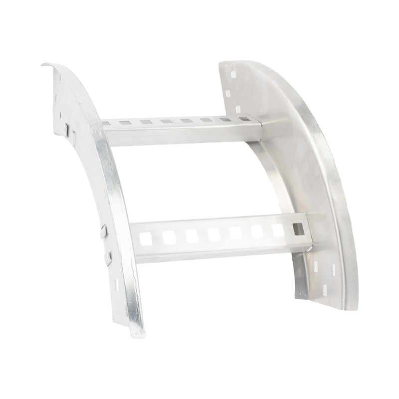 Curva Vertical Exterior de Aluminio de 90° Perfil Z / Peralte 3 1/4 / Ancho 9 / Radio 8 / Incluye Tornillería (CHVE90EZ314R8X9AK)