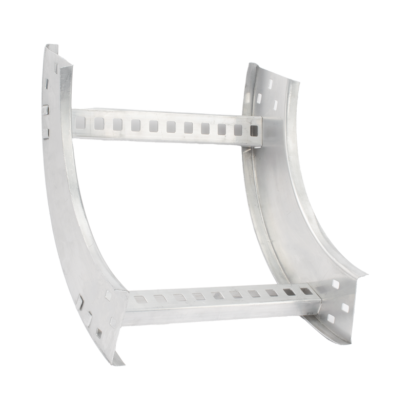 Curva Vertical Interior de Aluminio de 90° Perfil Z / Peralte 3 1/4 / Ancho 12 / Radio 8 / Incluye Tornillería (CHVI90EZ314R8X12AK)