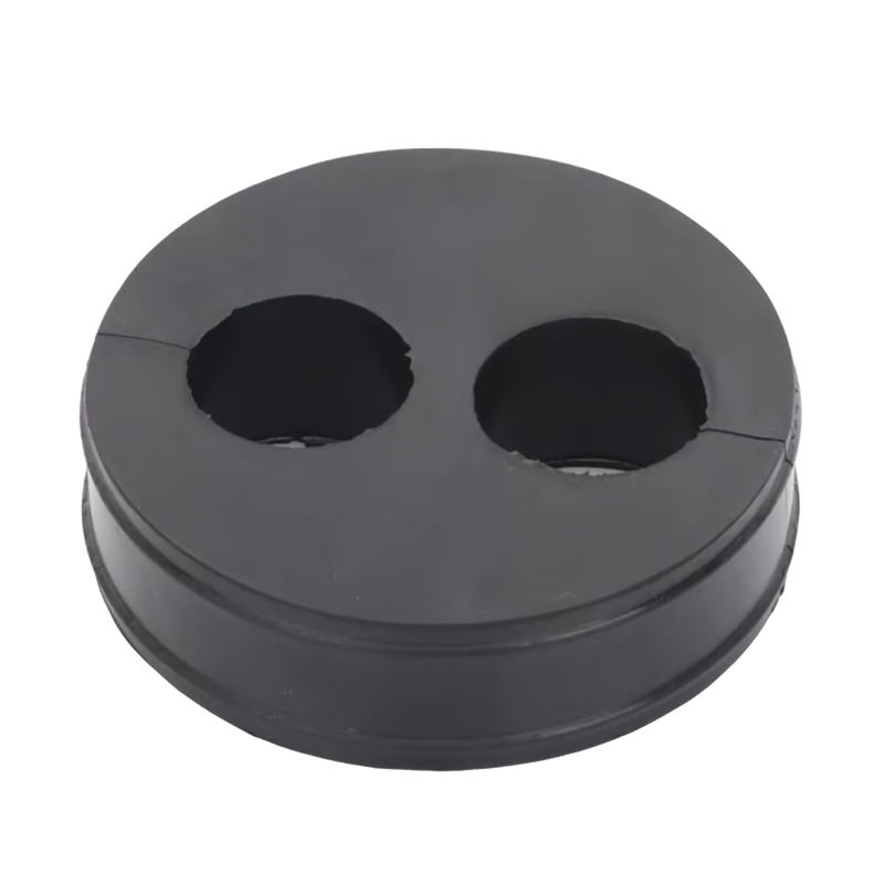 Inserto de Caucho de 4 Con Dos Orificios para Cable de 7/8 in