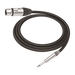 Cable de Audio | XLR 3 Polos Hembra a Plug 1/4 in mono | Conector Seetronic Serie M SCMF3 - MP2X | Longitud 3m - Toer