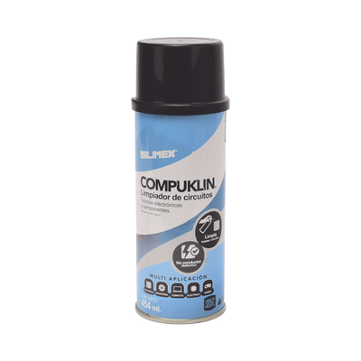 Limpiador desengrasante en aerosol dielectrico, para tarjetas electrónicas y circuitos, bote 454 ml - Toer