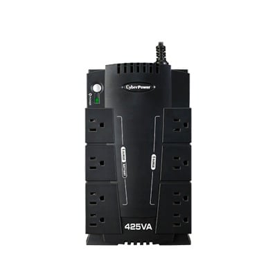 CP425SLG UPS de 425 VA/255 W, Topología Standby, Entrada 120 Vca NEMA 5-15P, Tipo Gabinete Compacto, Con 8 Tomas NEMA 5-15R