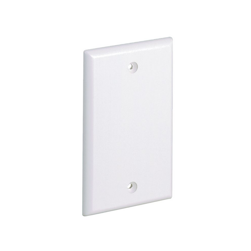 CPNIW Placa de Pared Ciega Universal, Material ABS, Color Blanco Mate