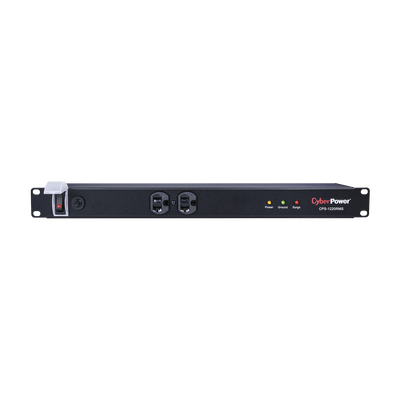 Supresor de Picos de 1800J En Rack Con 2 Tomas NEMA 5-20R y 10 NEMA 5-20R Traseras Con Circuit Breaker de 20A, Clavija NEMA 5-20P